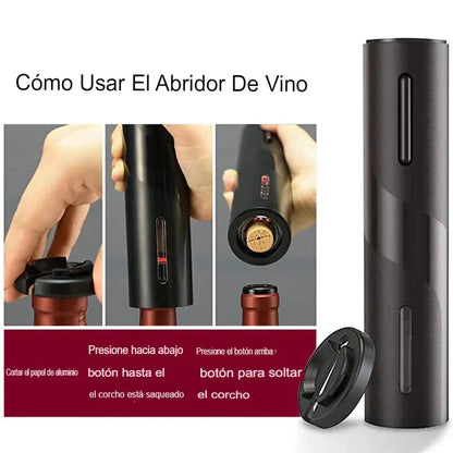DESTAPADOR DE VINO ELECTRICO (RECARGABLE)