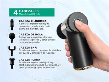 📌 Pistola Masajeadora de Percusión – Alivio Muscular Profesional 💪✨